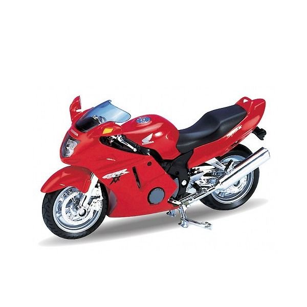 Мотоцикл Welly 1:18 Honda CBR1100XX красный купить,NaN