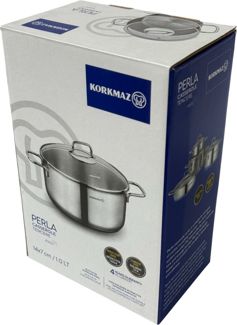 Кастрюля Korkmaz Perla Casserole 14х7см 1л