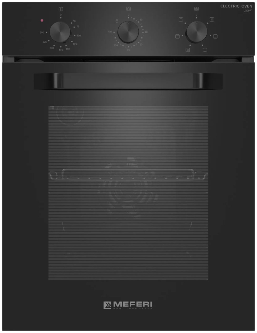 Духовой шкаф MEFERI MEO456BK LIGHT черный купить,197990