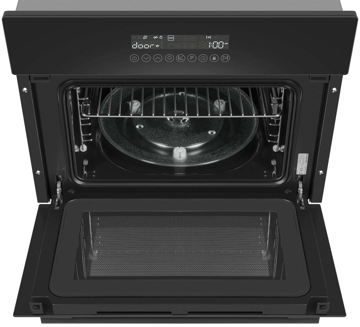Духовой шкаф MEFERI MEO608BK MICROWAVE черный купить,NaN