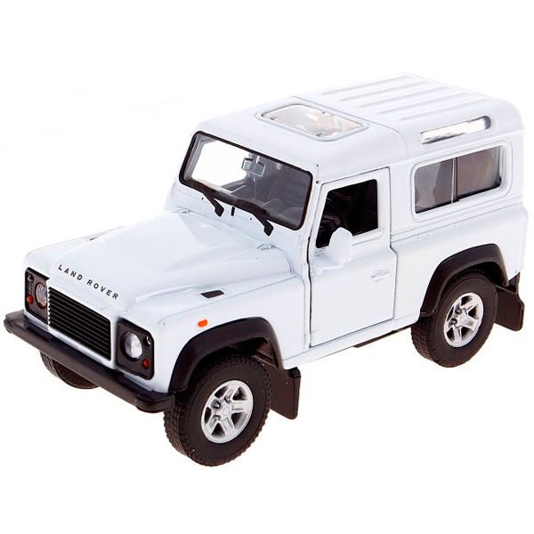Внедорожник Welly 1:34-39 Land Rover Defender белый купить,NaN