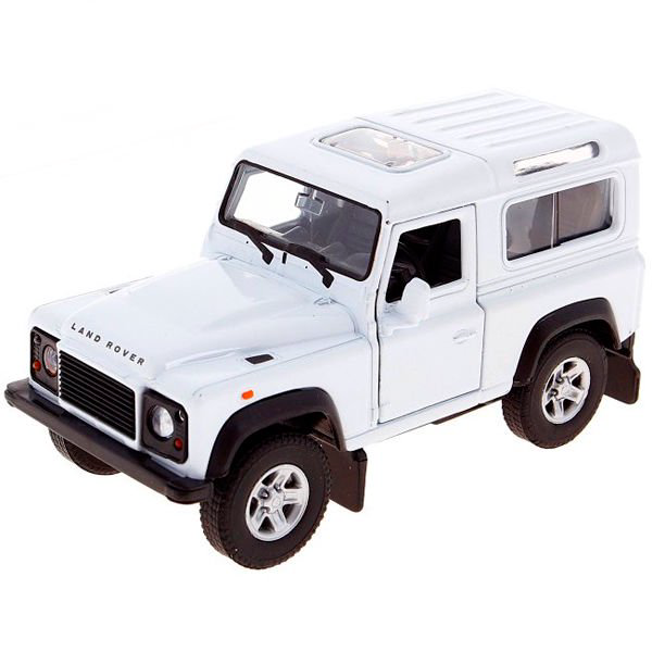 Внедорожник Welly 1:34-39 Land Rover Defender белый купить,NaN