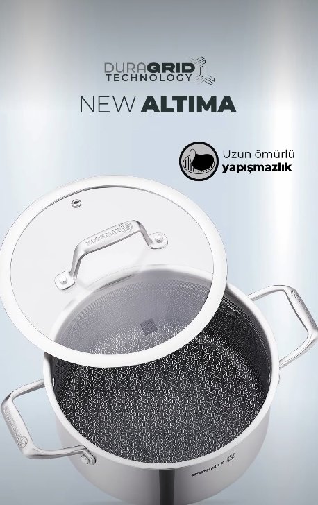 Кастрюля Korkmaz Altıma Casserole 16х8см 1.6л