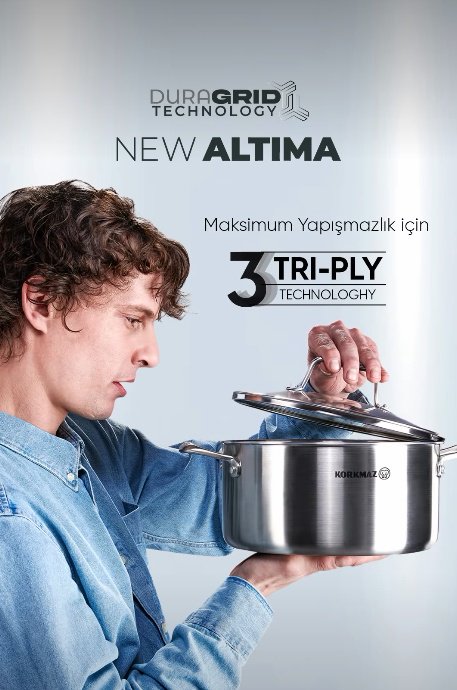 Кастрюля Korkmaz Altıma Casserole 24х12см 5.4л купить,NaN
