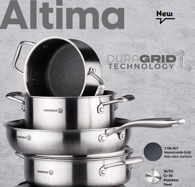 Кастрюля Korkmaz Altıma Casserole 16х8см 1.6л купить,NaN