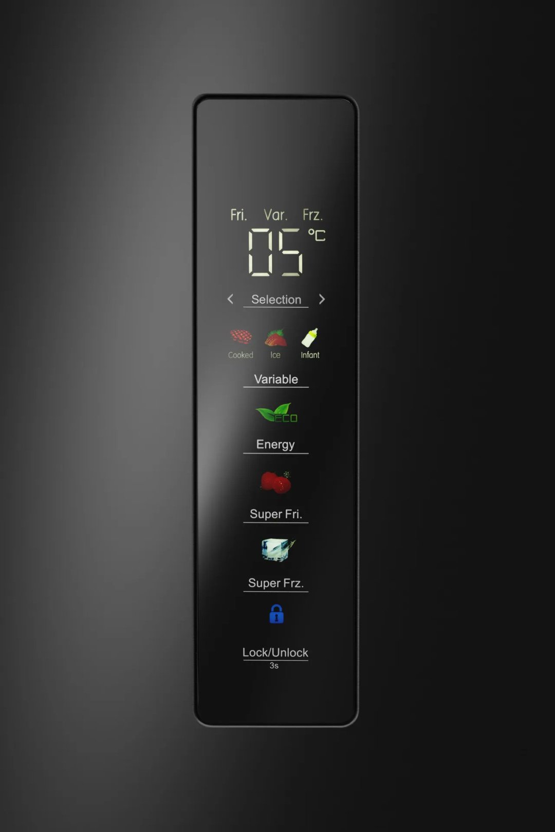 Холодильник MEFERI MFR83BLACK IX TOTAL NO FROST CROSS DOOR COMFORT черный купить,NaN