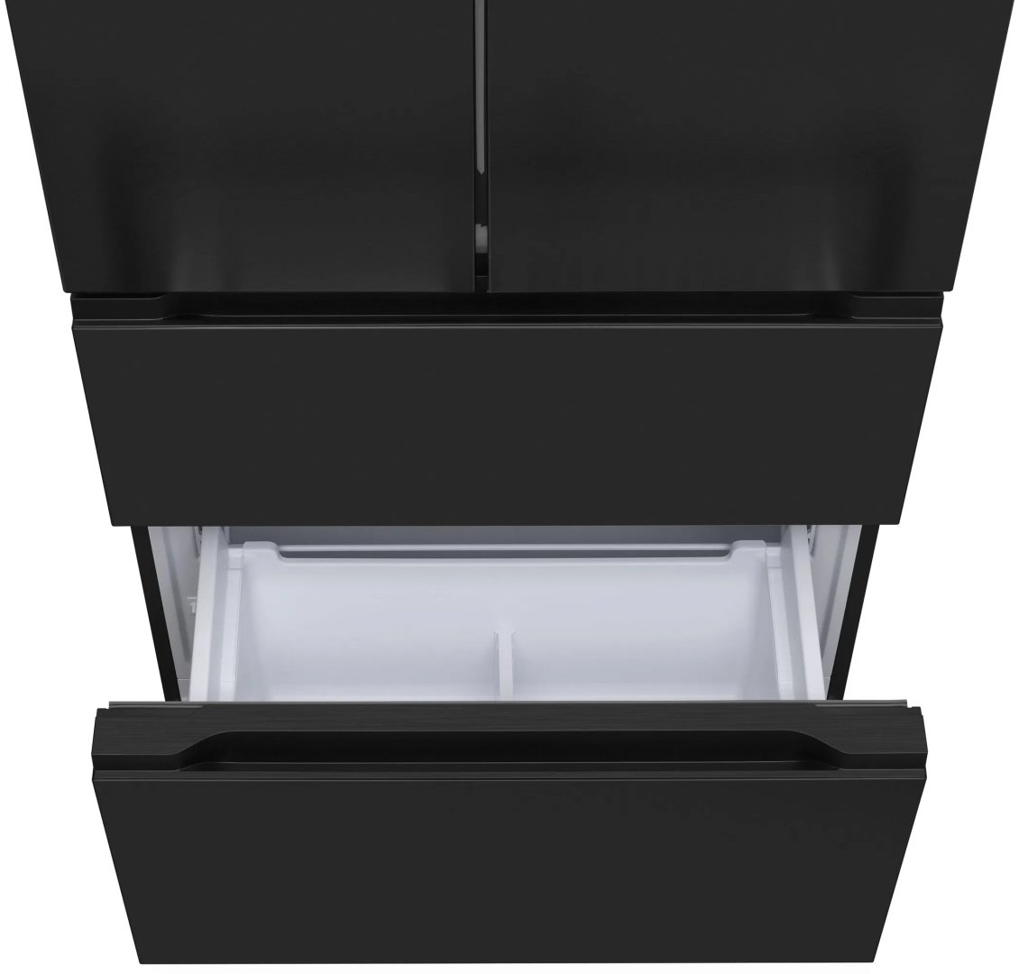 Холодильник MEFERI MFR83BLACK IX TOTAL NO FROST FRENCH DOOR COMFORT черный купить,NaN