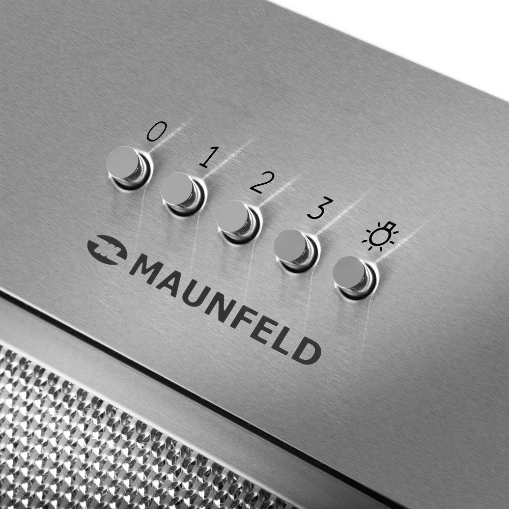 Вытяжка MAUNFELD Bay 45 Push серебристый купить,NaN