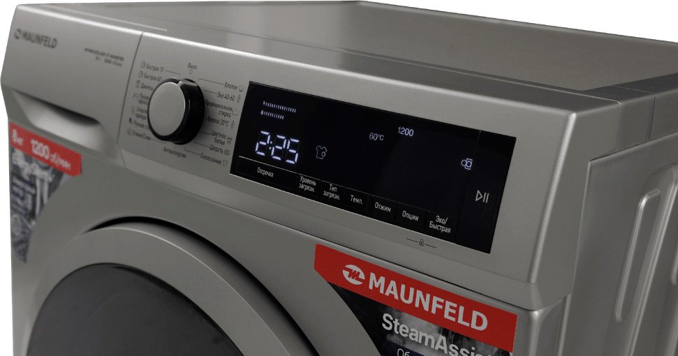 Стиральная машина MAUNFELD MFWM128SL400 ST серый купить,NaN