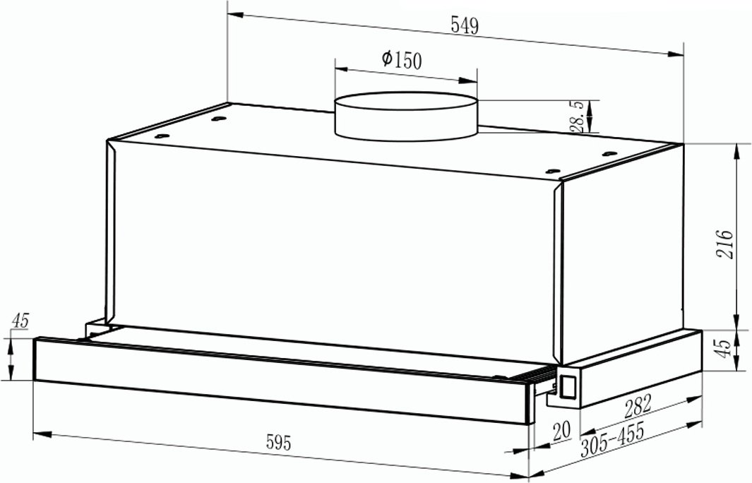 Вытяжка EXITEQ EX-1536 черный купить,NaN