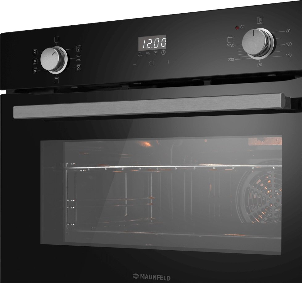Духовой шкаф MAUNFELD AMCO537GB черный купить,NaN