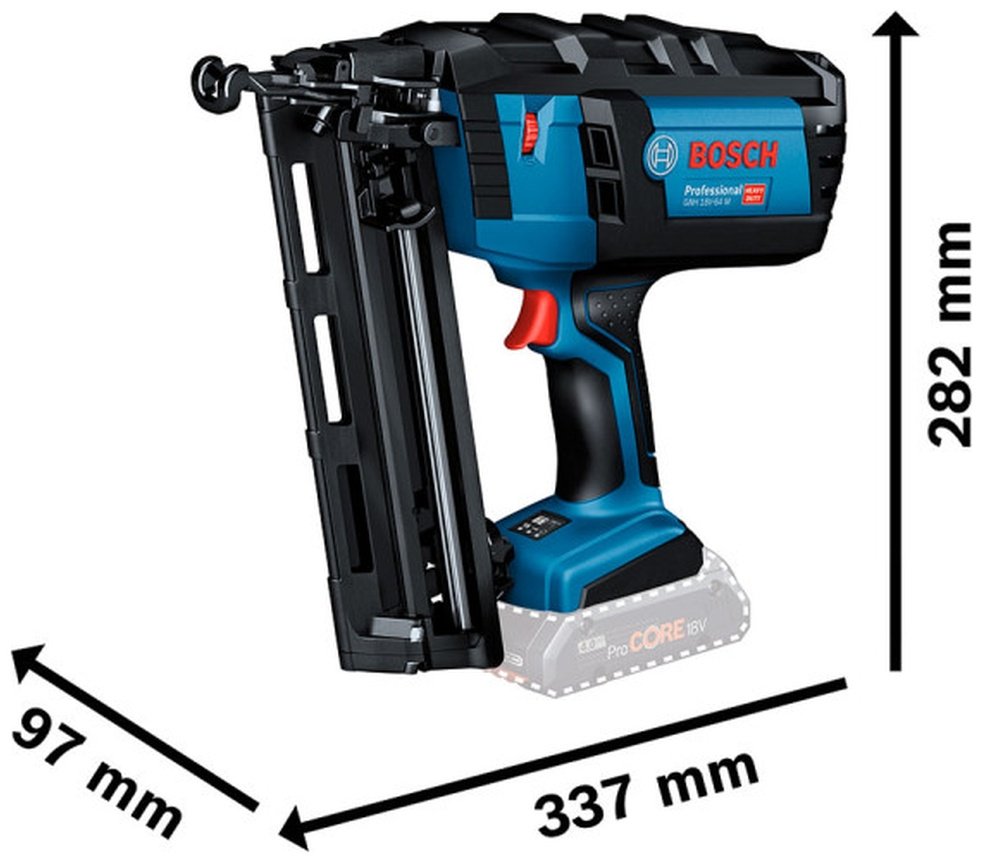 Гвоздезабивной пистолет Bosch 0601481000, аккумуляторный