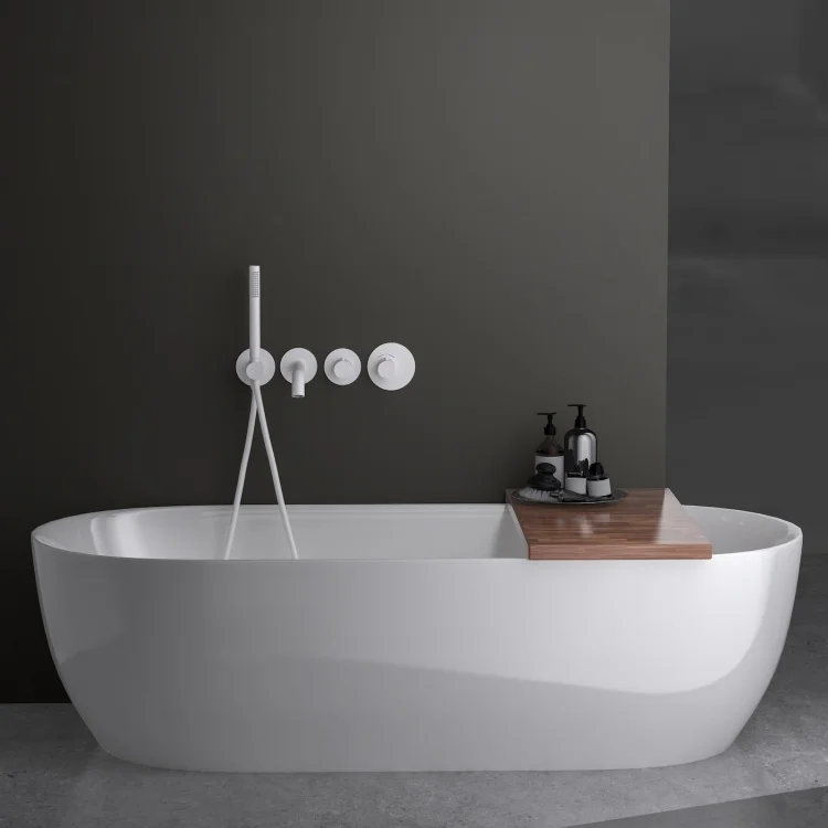 Смеситель для ванны Timo Saona 2324/16YSM белый матовый купить,NaN