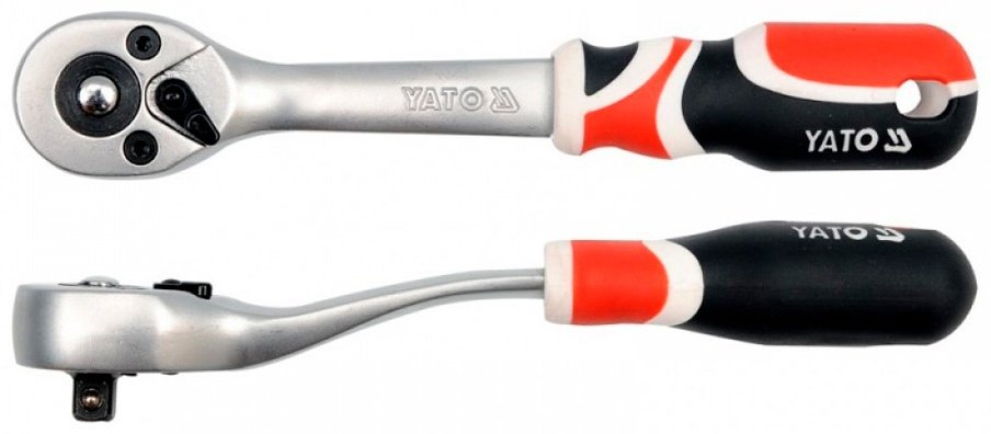 Трещотка реверсивная YATO YT-07293 1/2, 255 мм купить,NaN