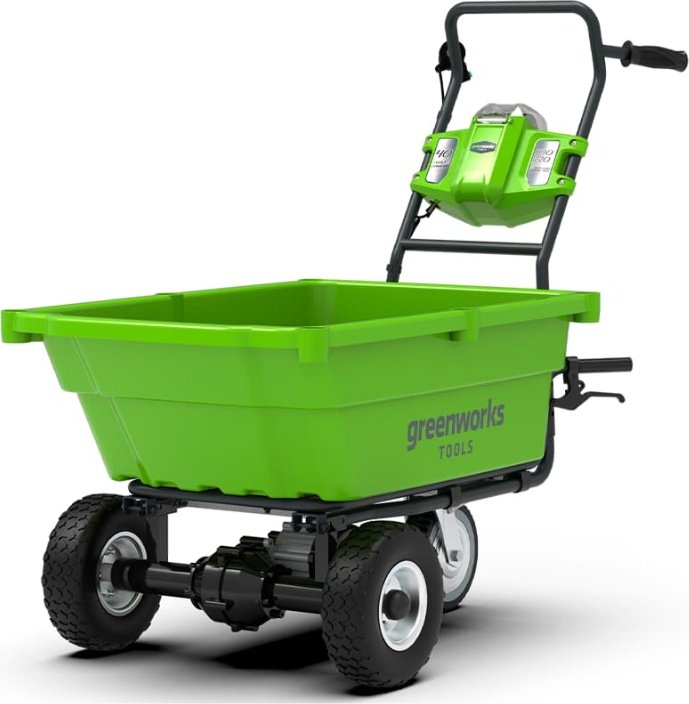 Greenworks тележка для сада G40GCK4 (7400007UBRU) купить,NaN