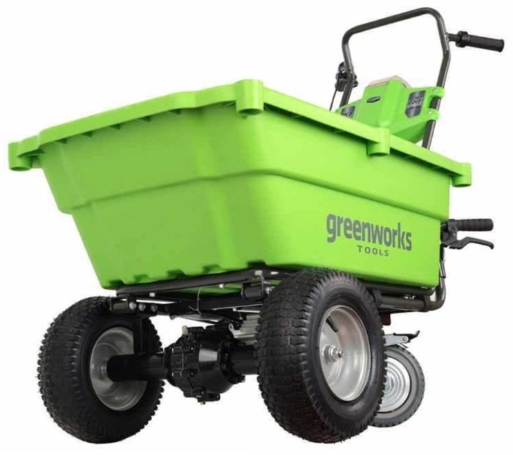 Greenworks тележка для сада G40GCK4 (7400007UBRU) купить,NaN