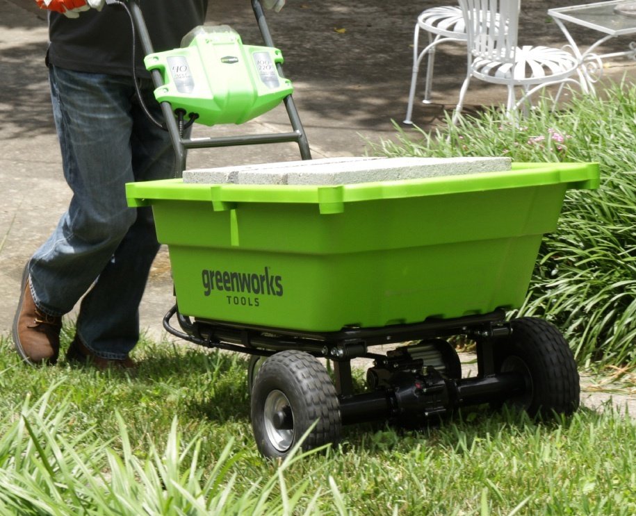 Greenworks тележка для сада G40GCK4 (7400007UBRU) купить,NaN