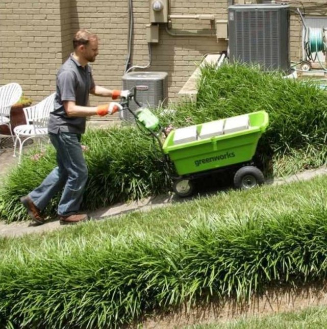Greenworks тележка для сада G40GCK4 (7400007UBRU) купить,NaN
