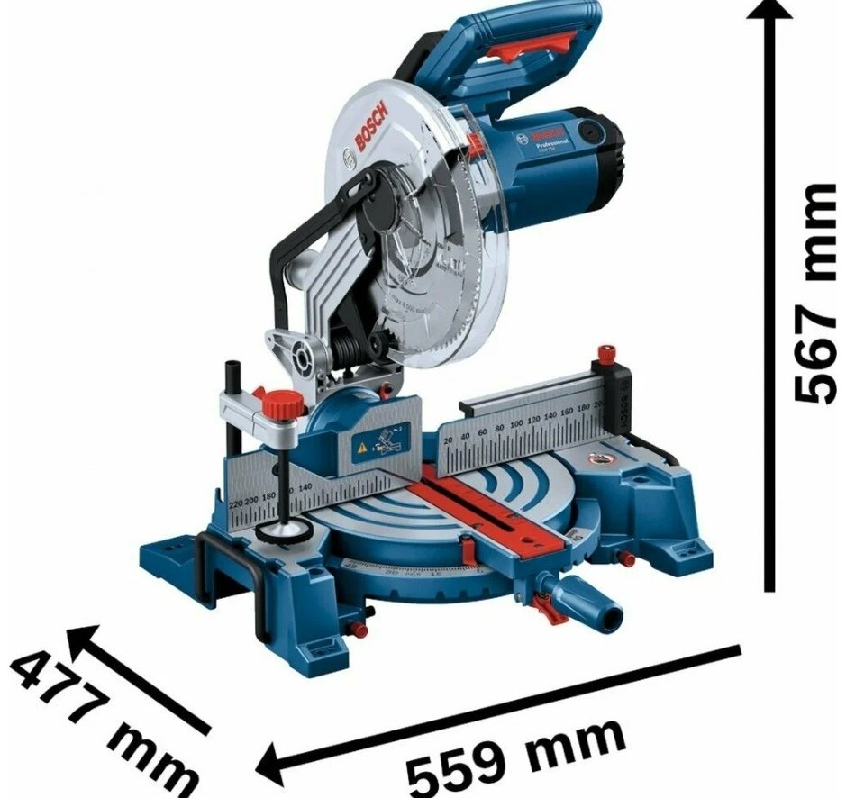 Пила торцовочная Bosch Professional GCM 254 0601B52000 купить,172030