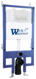 Инсталляция комплект WeltWasser BM54510 BAMBERG 545 + MERZBACH 043 GL-WT + BAMBERG BL белый