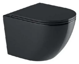Унитаз подвесной WeltWasser WW MERZBACH 043 GL-BL 49х36х37см черный