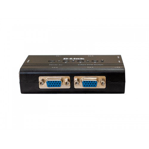 Переключатель D-LINK DKVM-4U черный купить,NaN