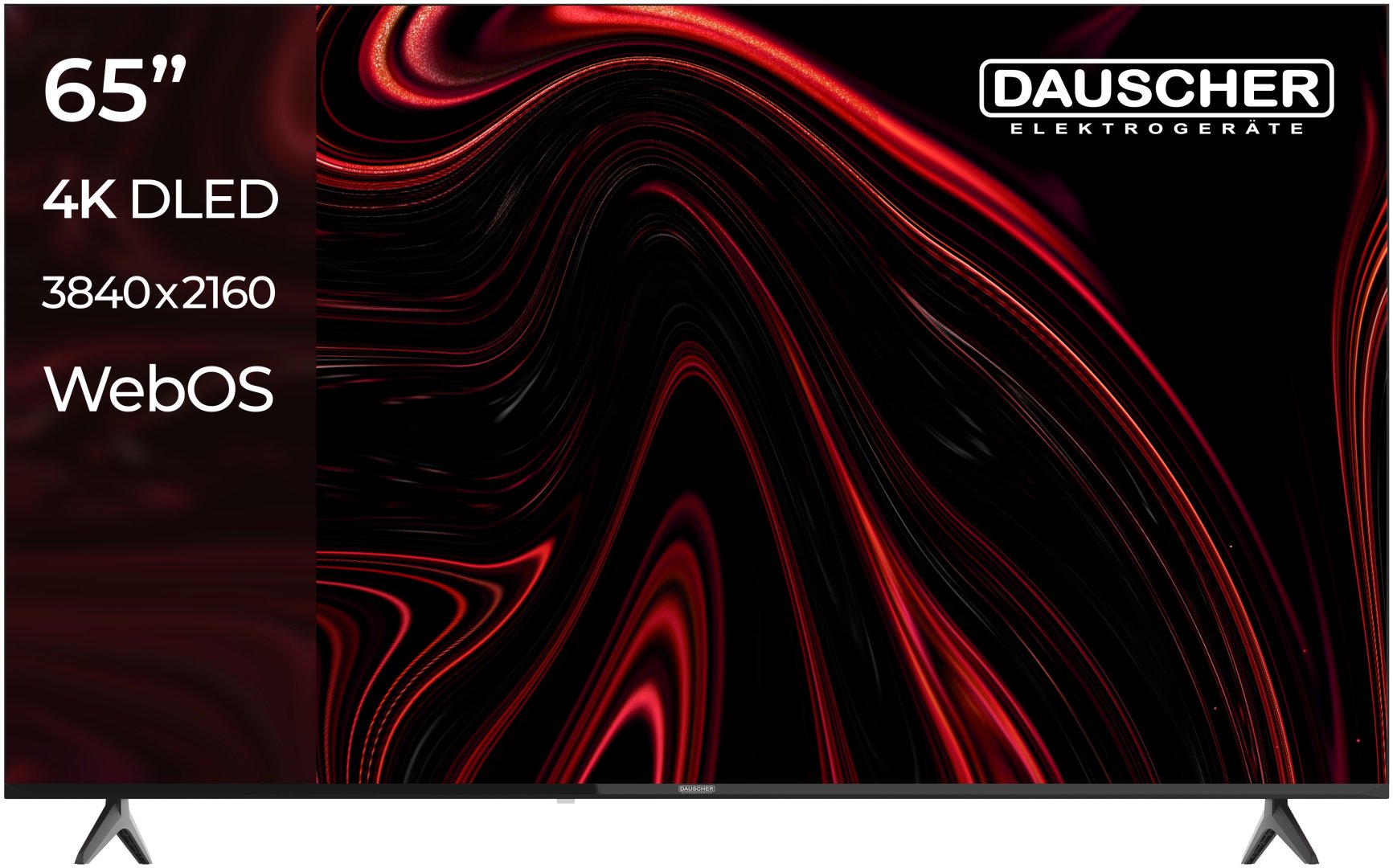 Телевизор 65" (165 см) DAUSCHER DA65UHD OLED UHD Black купить,NaN