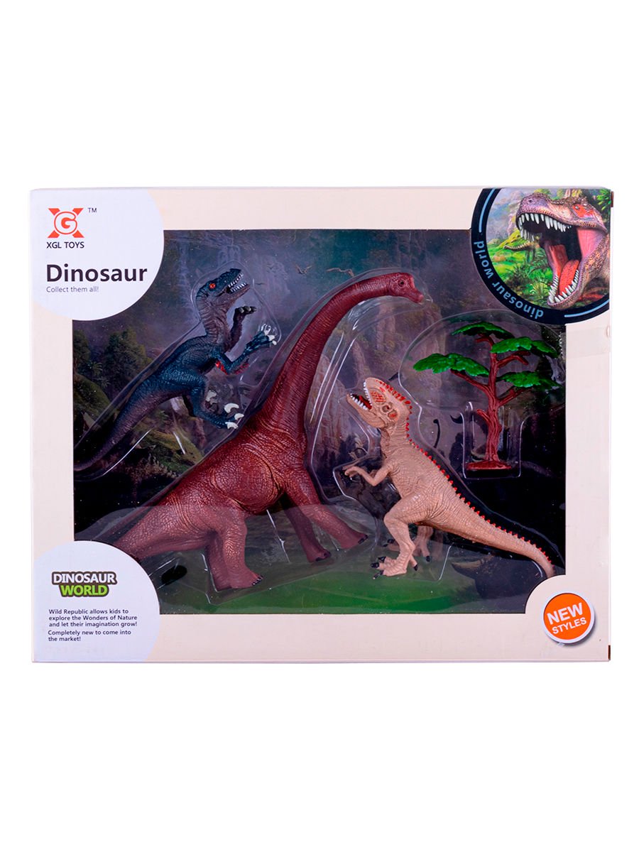 Игровой набор XGL Динозавры 3шт 870-9 купить,NaN