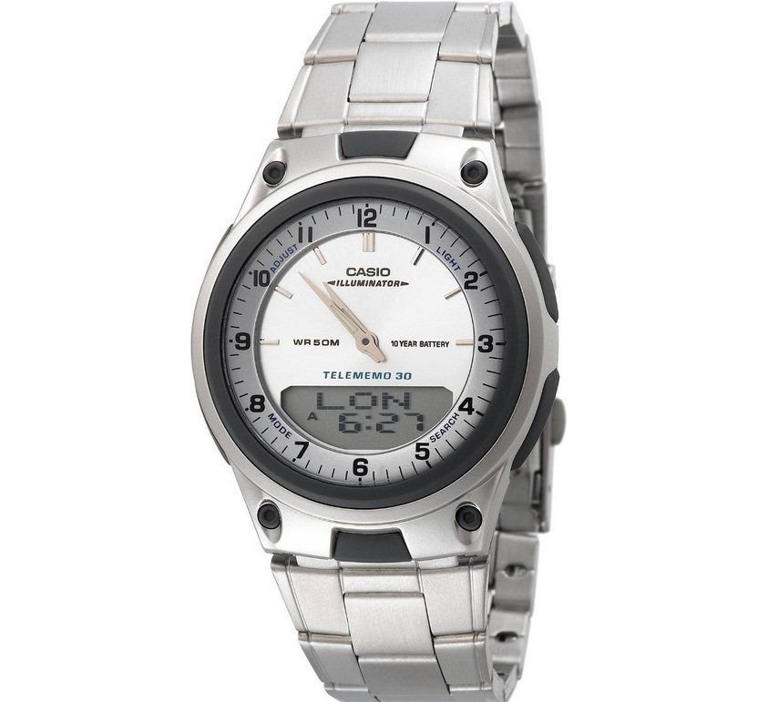 Часы мужские Casio AW-80D-7AVDF серебристые купить,NaN