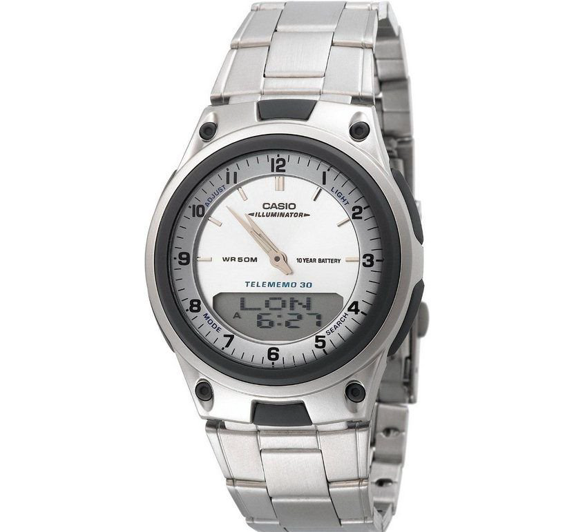 Часы мужские Casio AW-80D-7AVDF серебристые купить,NaN