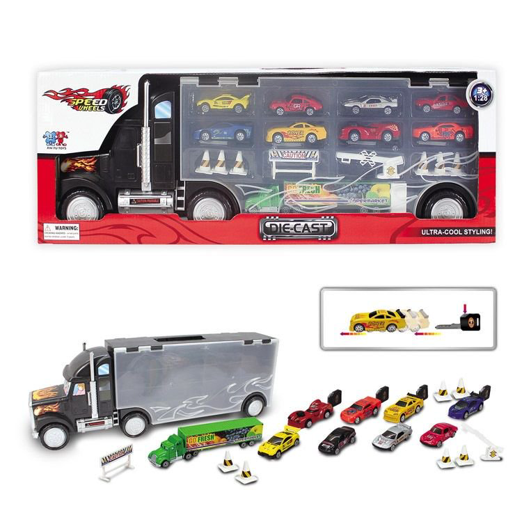 Игровой набор XinYu Трейлер с машинками серия B XY019 купить,NaN