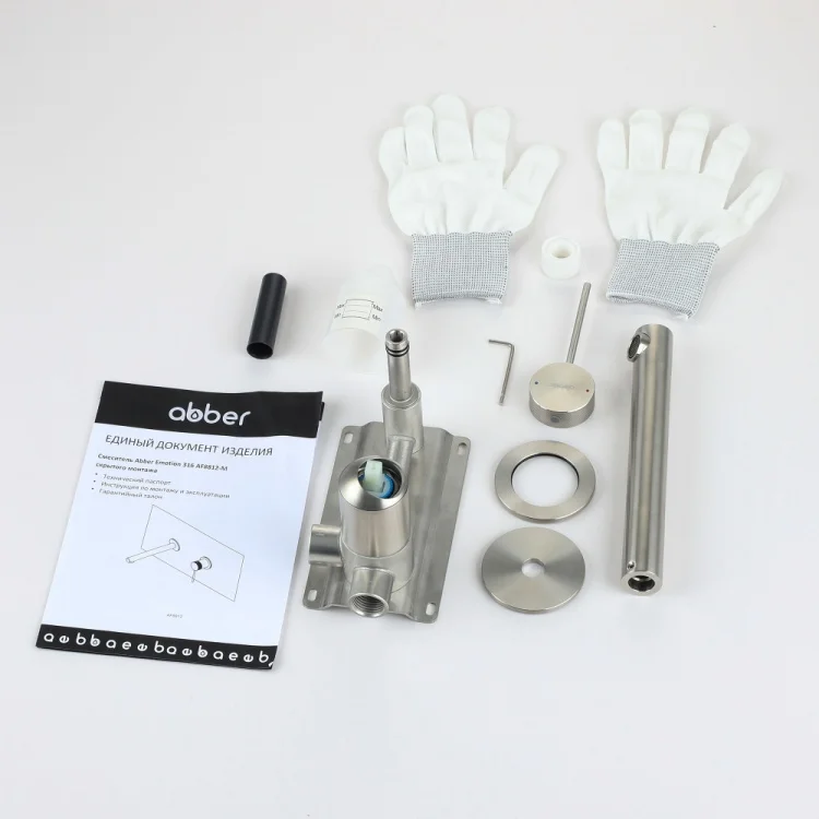 Смеситель Abber Emotion 316 AF88121BST-M брашированная сталь купить,251800