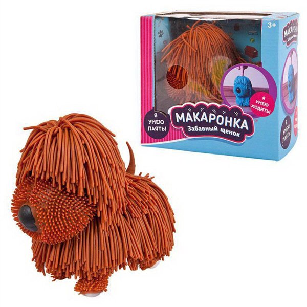 Музыкальная игрушка Abtoys Макаронк собака коричневая купить,NaN