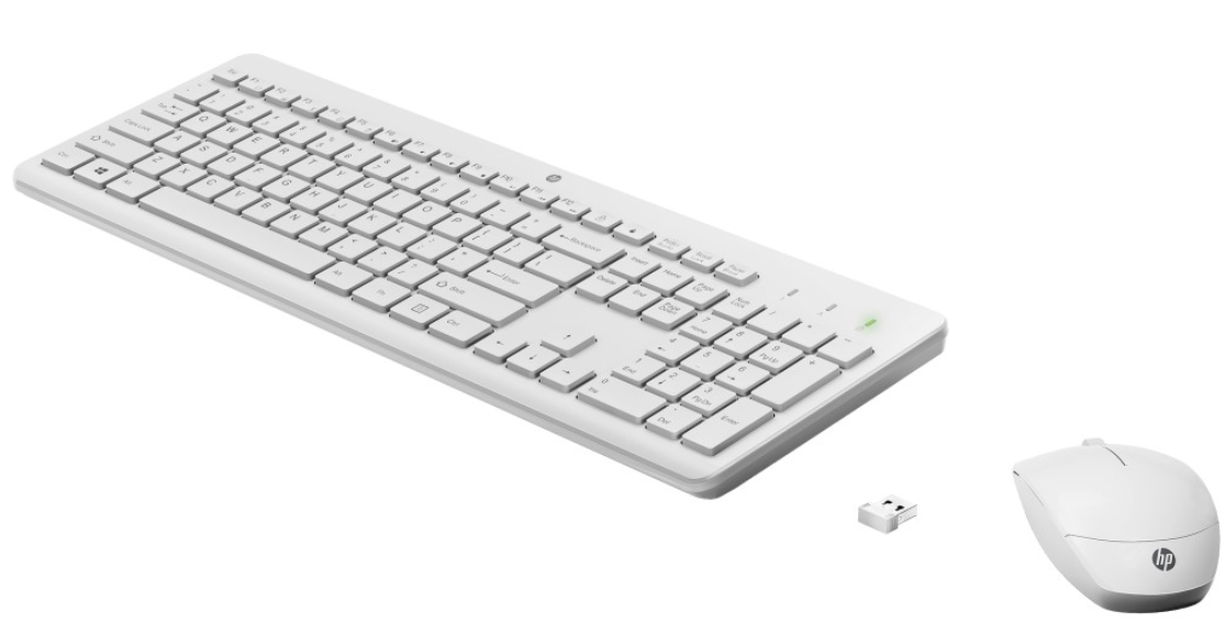 Клавиатура+мышь HP 230 3L1F0AA белая купить,0
