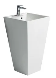 Раковина напольная WeltWasser WW LEERBACH 4847 GL-WT 48х47х83см белый