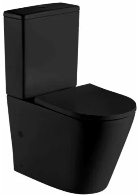 Унитаз-компакт WeltWasser WW SALZBACH 011 MT-BL 62.5х39х84.5см черный