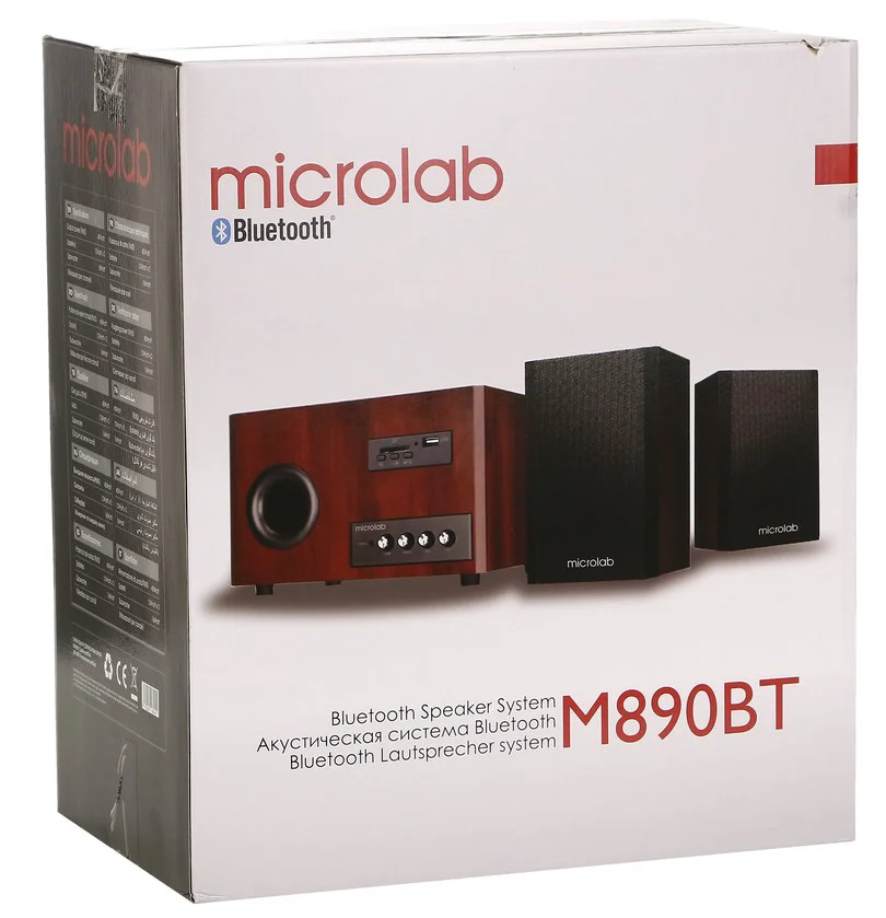 Акустическая система Microlab M-890BT 2.1 Black