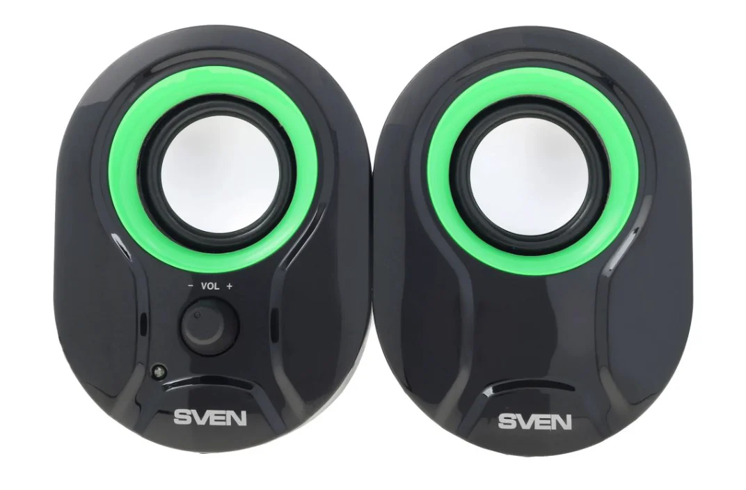 Колонки Sven 290 2.0 Black-Green купить,NaN