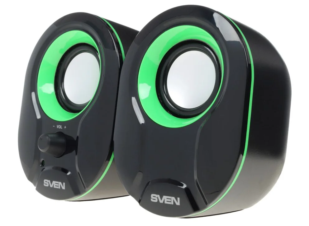 Колонки Sven 290 2.0 Black-Green купить,NaN
