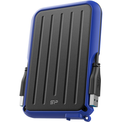  Внешний жесткий HDD Silicon Power Armor A66 SP010TBPHD66SS3B 1Tb черно-синий купить,0