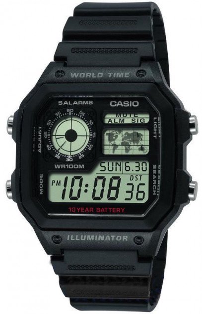 Часы Casio AE-1200WH-1AVDF купить,NaN
