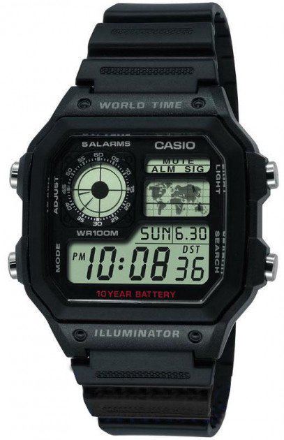 Часы Casio AE-1200WH-1AVDF купить,NaN