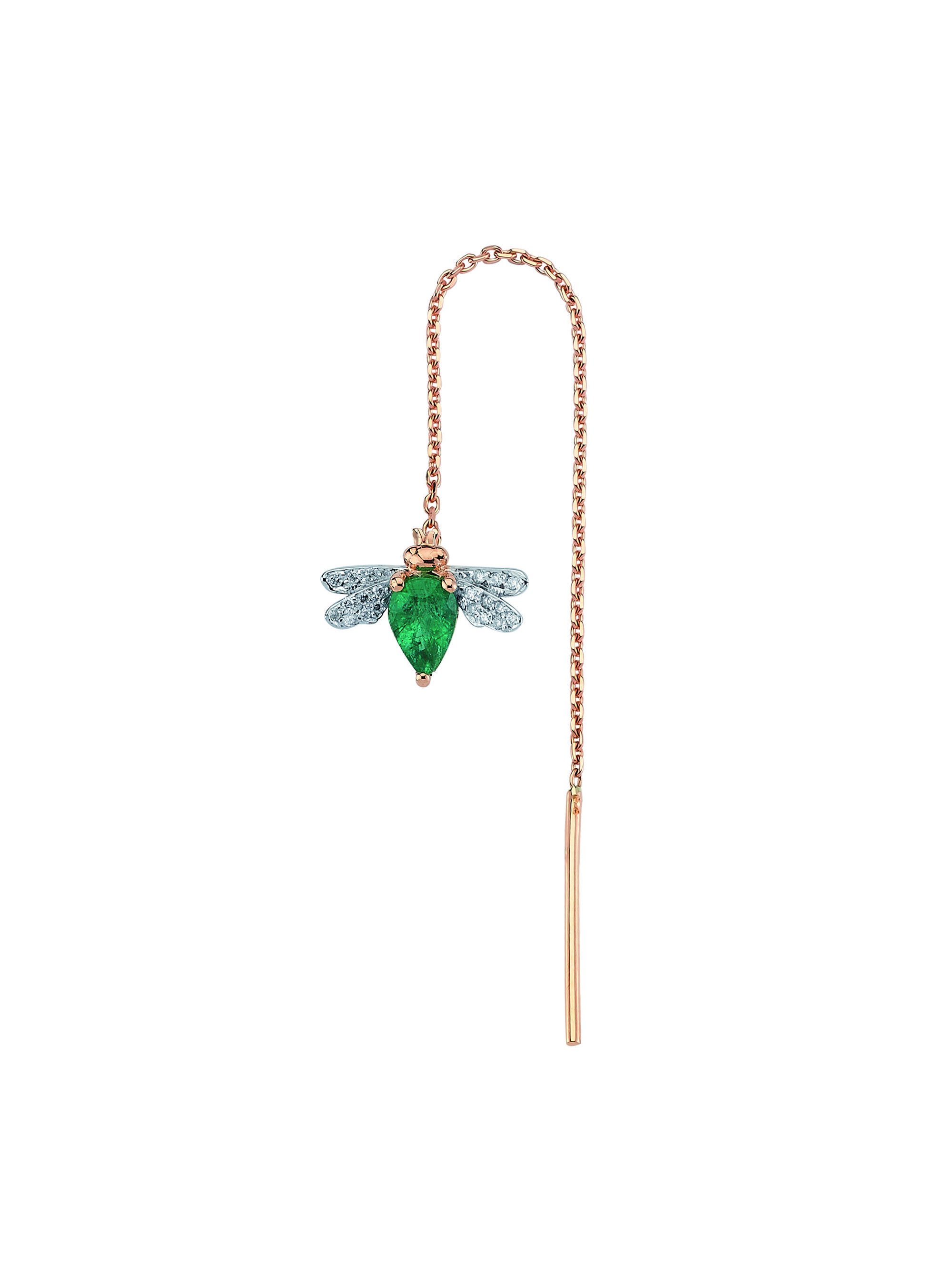 Моносерьга BG 478 0,81гр 0,04ct 0,4ct. купить,NaN