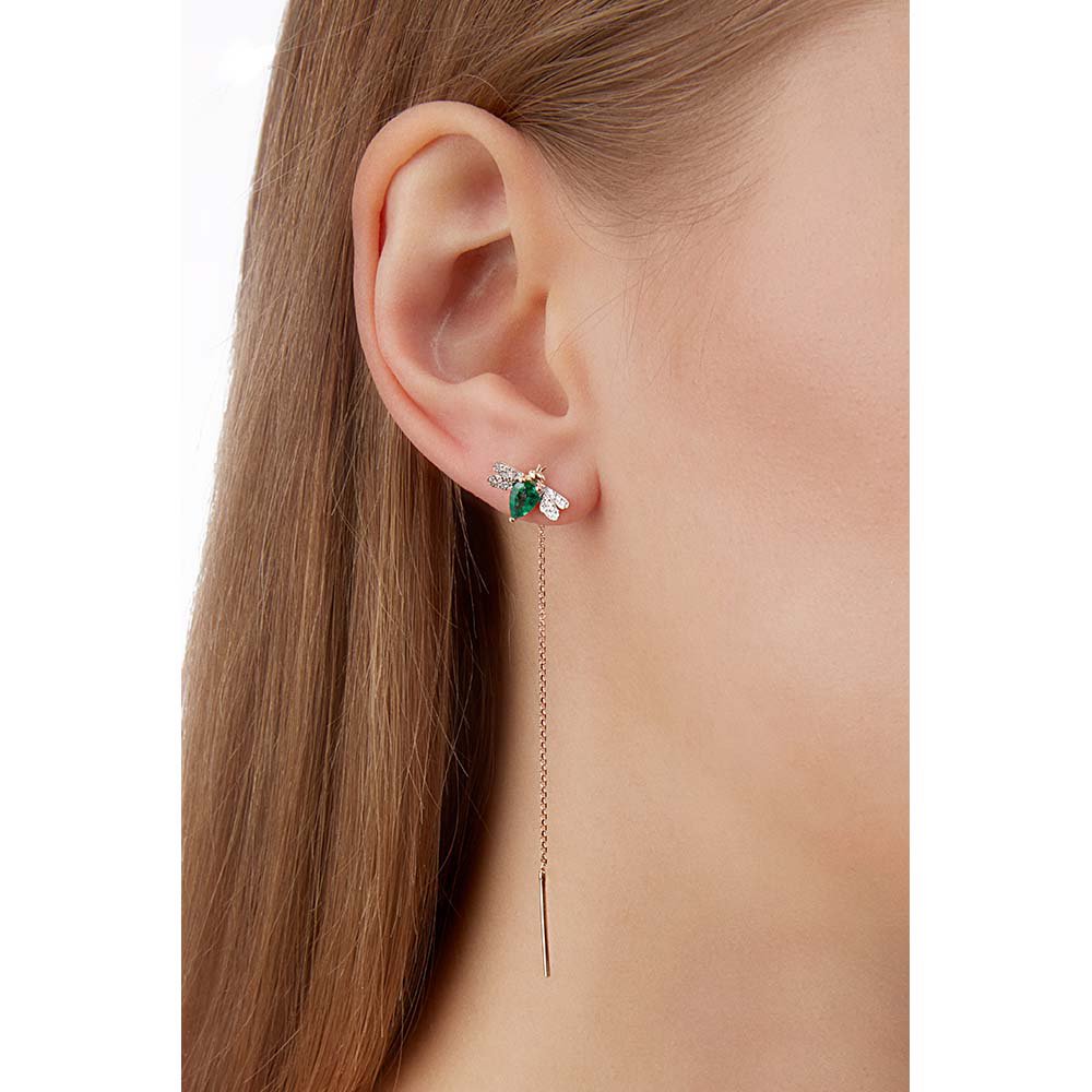 Моносерьга BG 478 0,81гр 0,04ct 0,4ct. купить,NaN