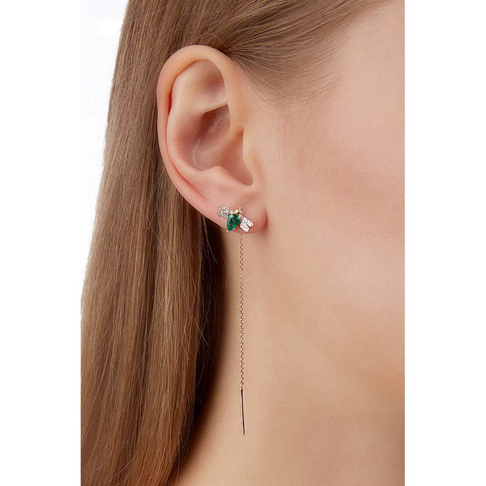 Моносерьга BG 478 0,81гр 0,04ct 0,4ct. купить,NaN