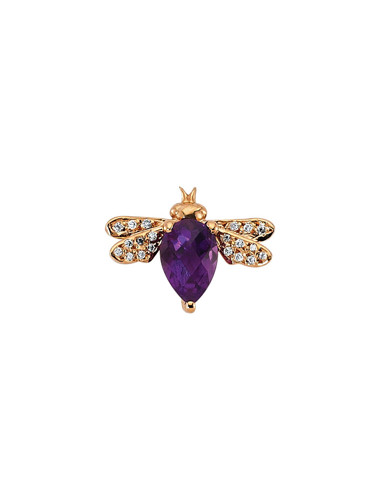 Моносерьга BG 584 0,83гр 0,04ct 0,35ct. купить,NaN