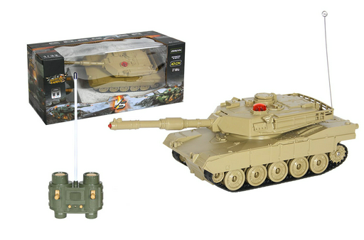 Радиоуправляемый танк Zegan 33801 коричневый
