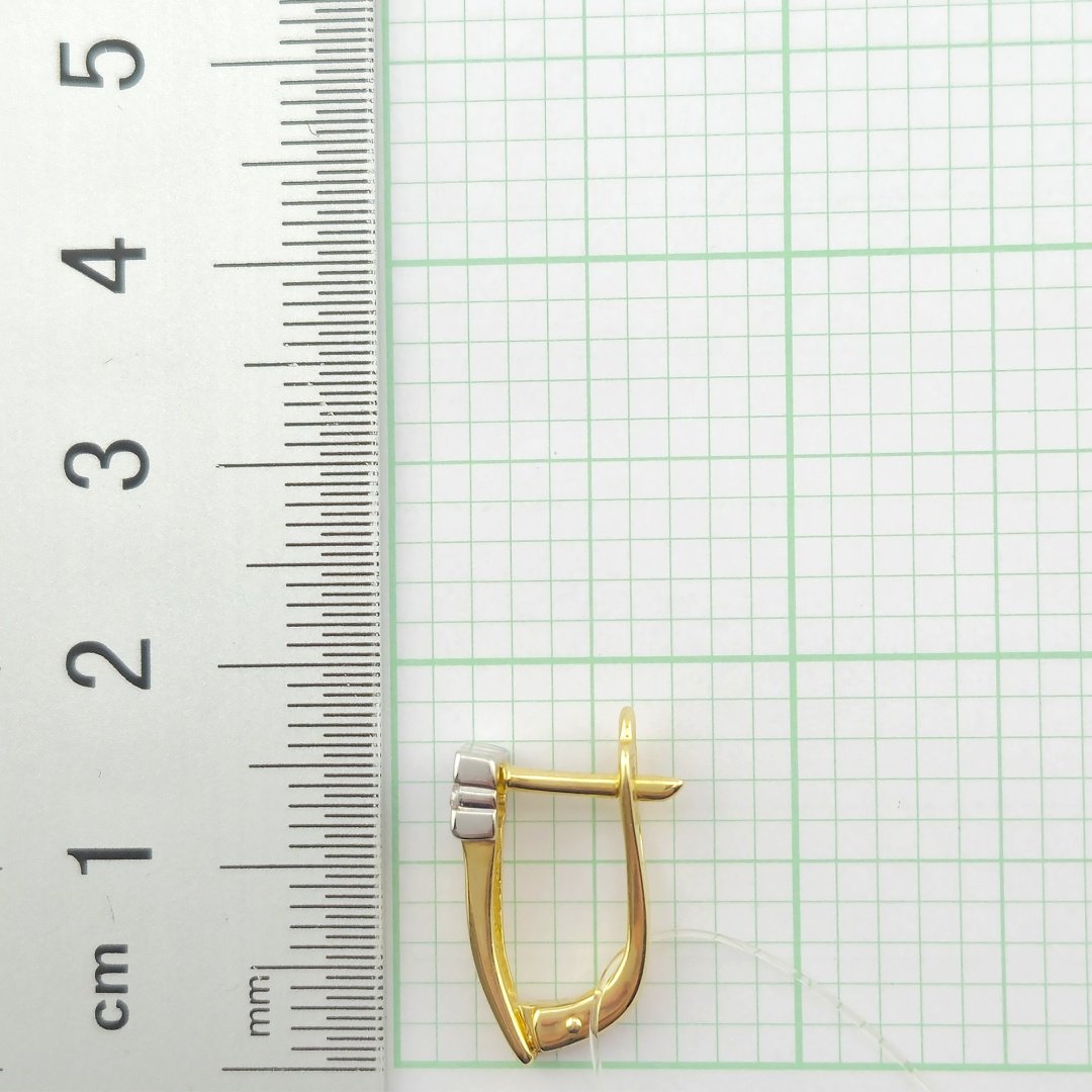 Серьги GOLDOS 143884 вес 3.13 г золото, фианит купить,NaN