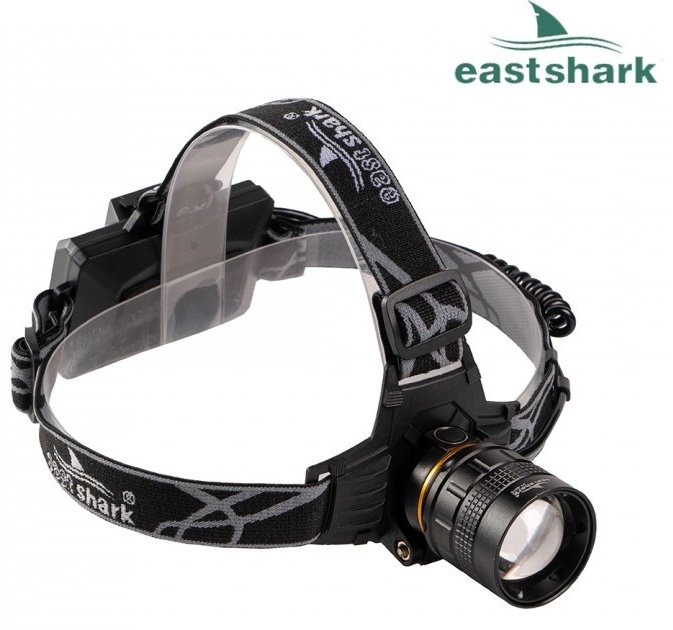Фонарь East Shark 7478076 черный купить,NaN
