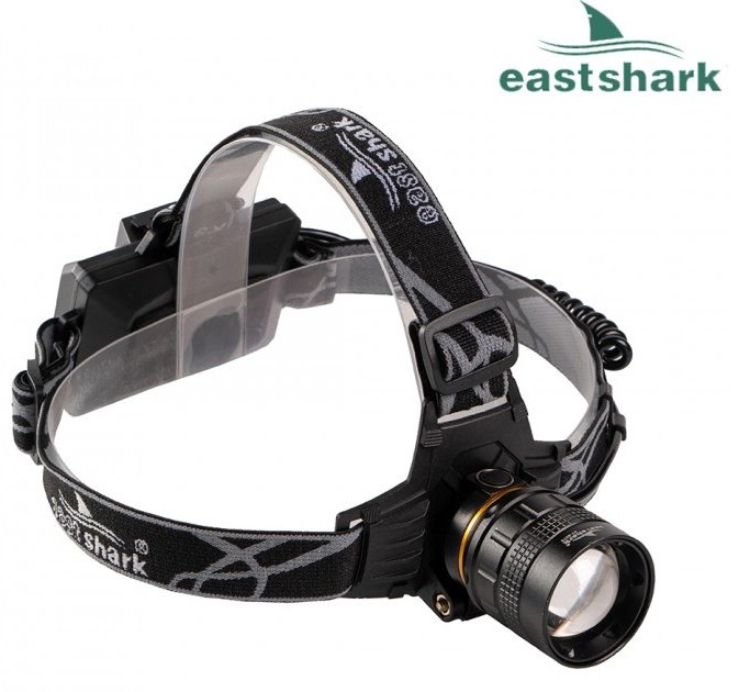 Фонарь East Shark 7478076 черный купить,NaN